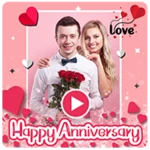 anniversary video maker android application logo